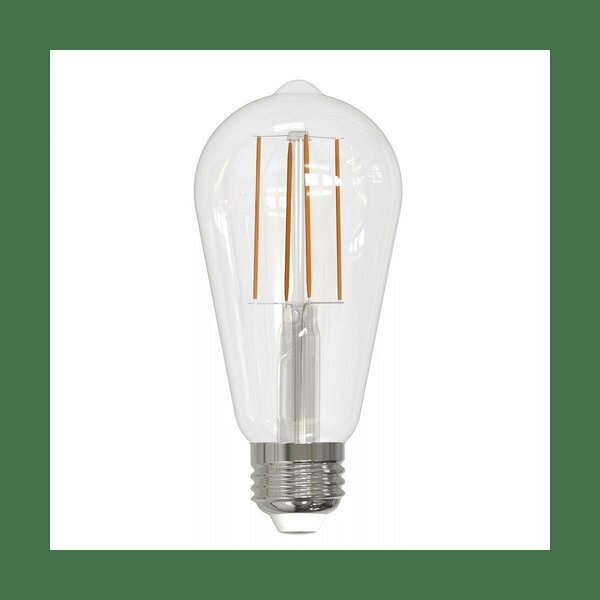 Resplandor 8.5W LED 3000K ST18 Filament Bulb, 2PK RE2797246